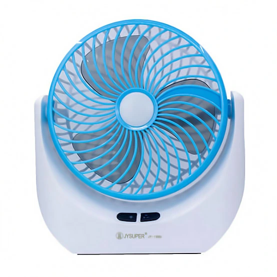 Rechargeable fan with light